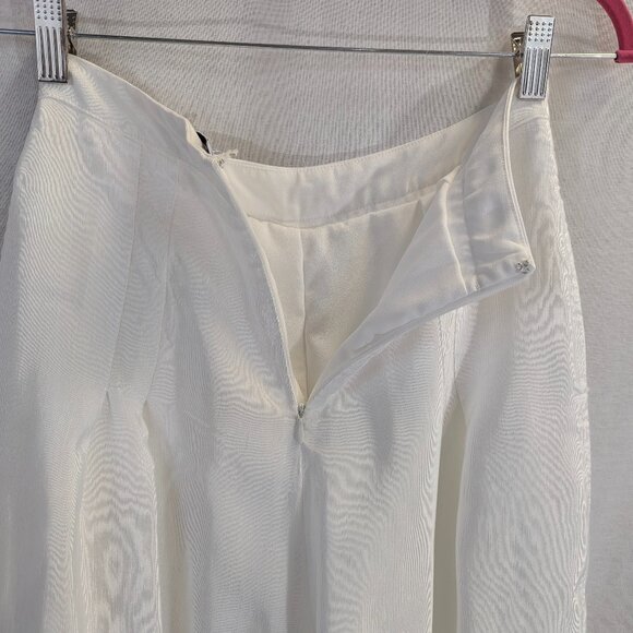 NWT Endless Rose Size Small Winter White Palazzo Capris - Picture 8 of 16